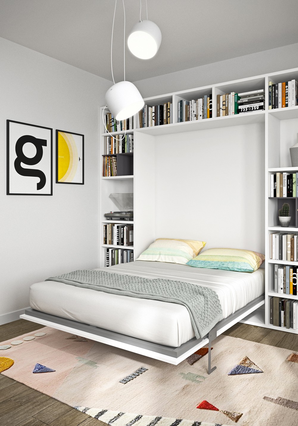 Bed CINQUANTA3 letti con meccanismo ribaltabile