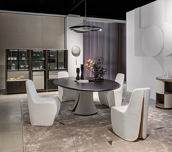 LED pendant lamp walnut GIORGETTI Dunes GA408G factory GIORGETTI from Italy. Foto №3
