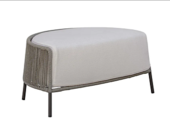 Garden pouf made of fabric and rope Potocco Ola 923 O 923/O