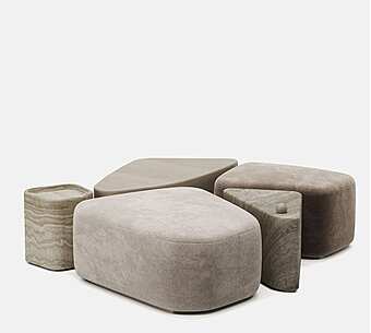 Poof ROSSATO RCD-06 factory ROSSATO from Italy