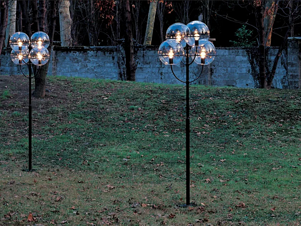 Polycarbonate Garden Floor Lamp Oluce Lyndon 350 factory Oluce from Italy. Foto №1