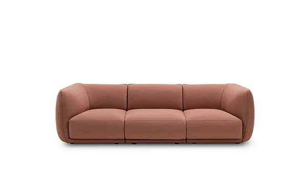 Sectional fabric sofa Vela Piping Saba factory SABA from Italy. Foto №4