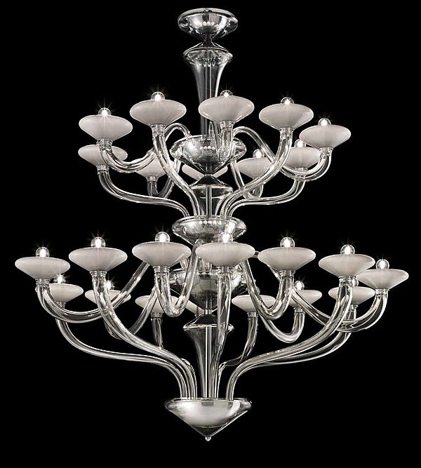 Chandelier Barovier&Toso Windsor 5676/24 factory Barovier&Toso from Italy. Foto №1