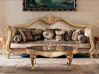 Three-Seater Fabric Sofa Modenese Luxury Interiors 15440 factory MODENESE GASTONE from Italy