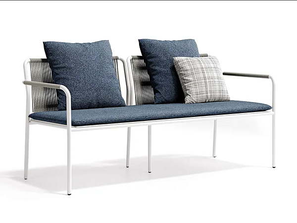 2-Seater Aluminium Garden Sofa with Cushions Atmosphera Air factory ATMOSPHERA from Italy. Foto №4