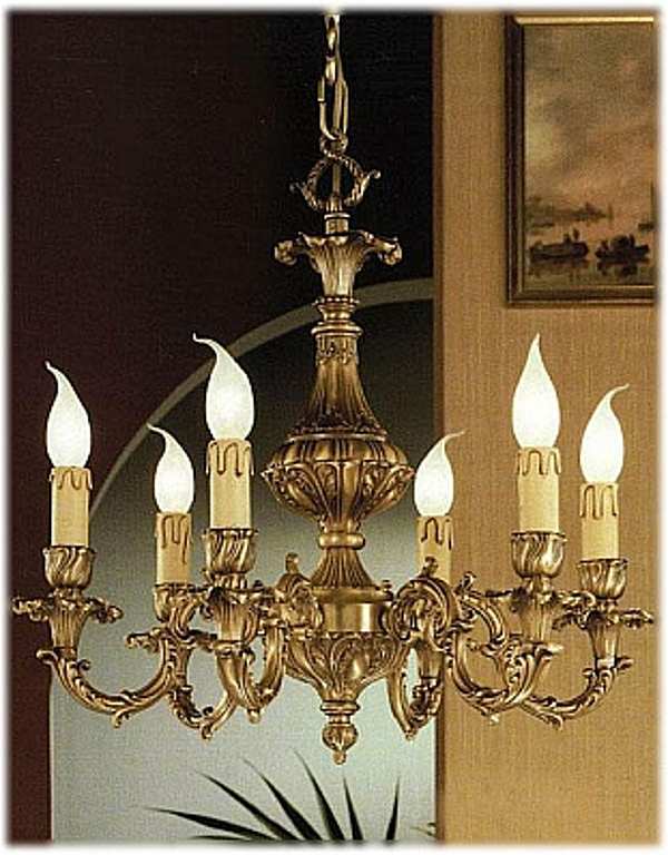 Chandelier FBAI 3069/6 factory FBAI from Italy. Foto №1