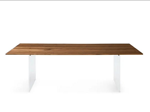 Rectangular walnut table Sospeso B 127 DALE factory DALE from Italy. Foto №1