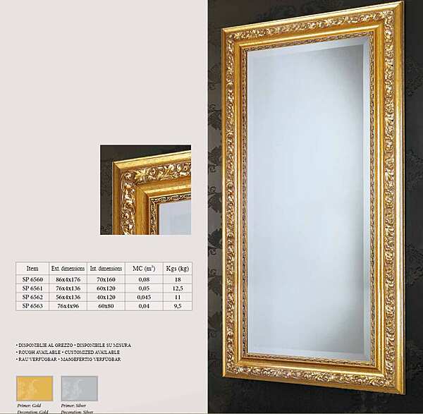 Mirror TONIN CASA SP 6560 factory TONIN CASA from Italy. Foto №1