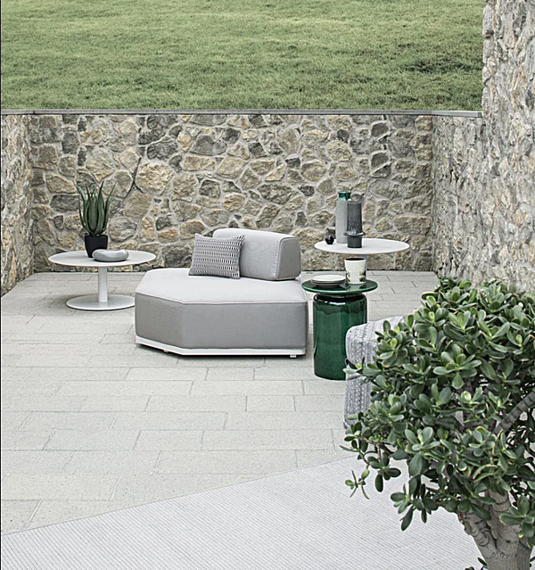 Fabric garden daybed with soft back Laguna 23 Atmosphera LA.MD23 factory ATMOSPHERA from Italy. Foto №7