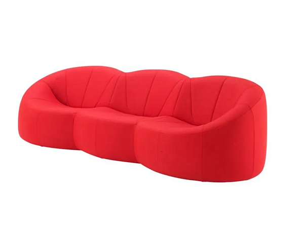 Three-seater fabric sofa with soft back LIGNE ROSET Pumpkin 14110305 factory LIGNE ROSET from Italy. Foto №2