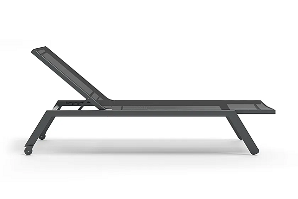 Stackable aluminium sun lounger with castors Atmosphera Maxim MX.LT. factory ATMOSPHERA from Italy. Foto №6