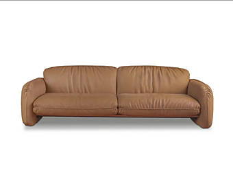 Sofa with upholstered back BAXTER Brigitte factory BAXTER from Italy