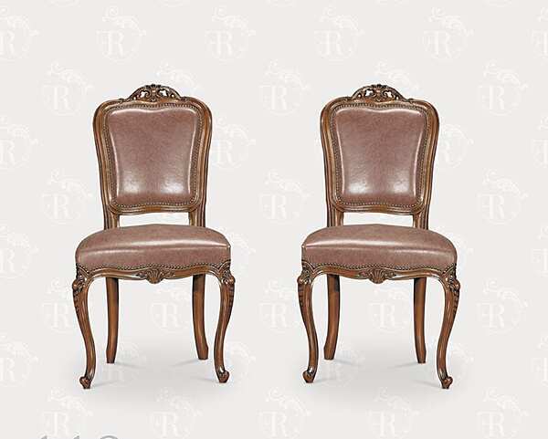 Upholstered leather chair FRATELLI RADICE 710 factory FRATELLI RADICE from Italy. Foto №1