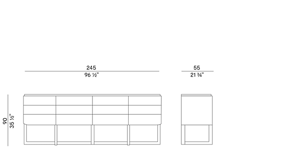 Oak sideboard Potocco Diva 775 M 775/M factory POTOCCO from Italy. Foto №4