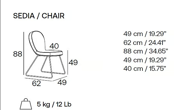 Sled Base Expanded Polyurethane Chair Adrenalina B4 IMB1070193, IMB1070194 factory ADRENALINA from Italy. Foto №9