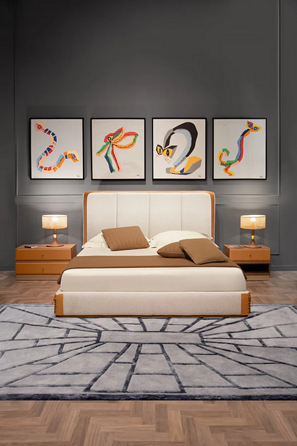 Wooden bedside table Clarissa Formitalia factory FORMITALIA from Italy. Foto №9