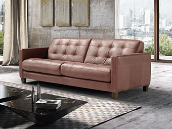 Tufted sofa Alceste fabric MitoHome