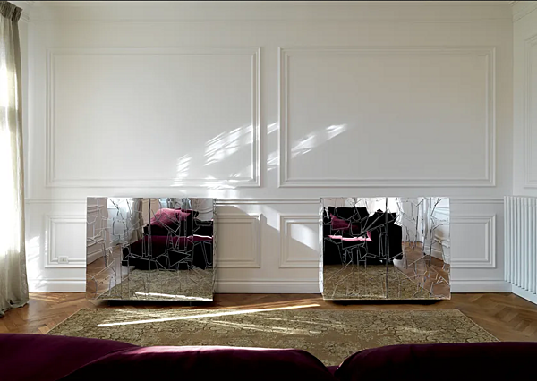 Glass sideboard with doors Edra Scrigno factory EDRA from Italy. Foto №8