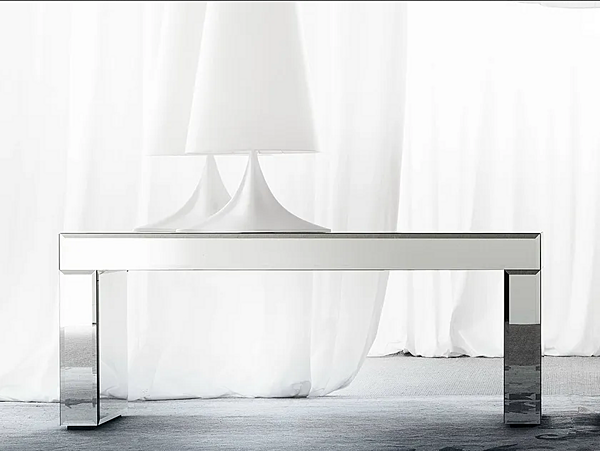 Rectangular Mirrored Glass Console Table Aphrodite ERBA ITALIA factory ERBA ITALIA from Italy. Foto №1