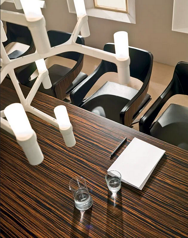 Rectangular meeting table wood i 4 Mariani Symetria factory i 4 Mariani from Italy. Foto №5