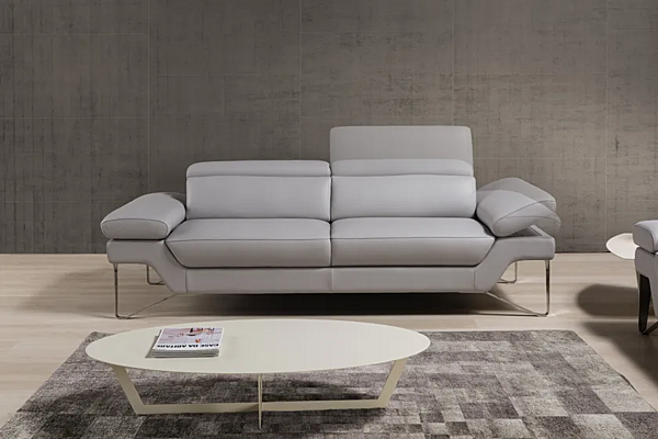 2-seater leather sofa with soft back Egoitaliano Princess factory Egoitaliano from Italy. Foto №5