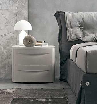 Bedside table TOMASELLA & COMPAS Comodino 2 cassetti BOGART