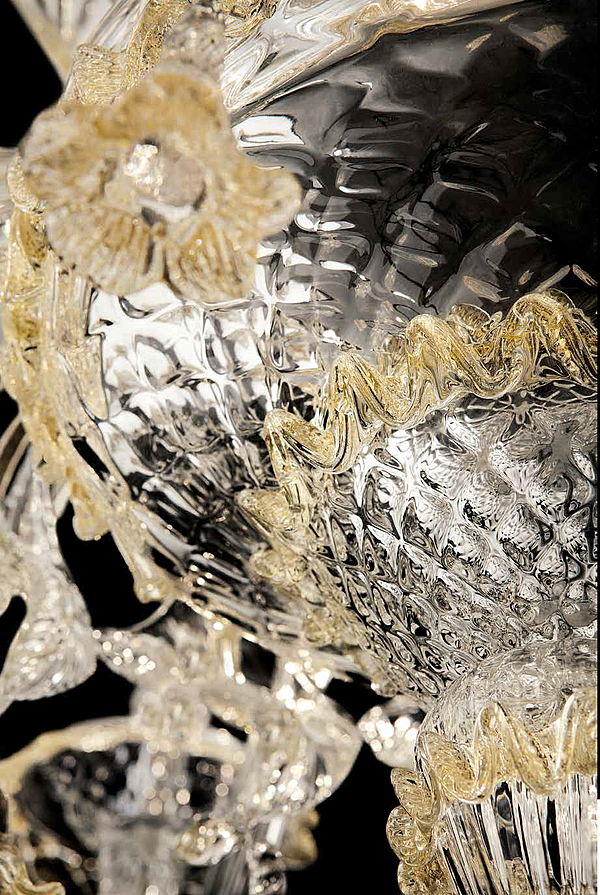 Chandelier Barovier&Toso Meknes 4797/18 factory Barovier&Toso from Italy. Foto №2