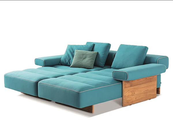 Sectional fabric garden sofa with chaise longue CASSINA Sail Out factory CASSINA from Italy. Foto №1