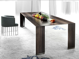 Rectangular wooden table ERBA ITALIA Pensami