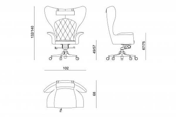 Armchair VISIONNAIRE (IPE CAVALLI) YORK factory VISIONNAIRE (IPE CAVALLI) from Italy. Foto №5