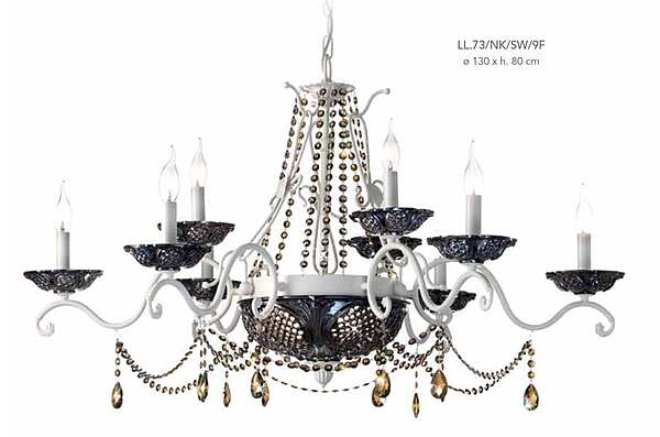 Chandelier LORENZON (F.LLI LORENZON) LL.73/NK/SW/9F factory LORENZON (F.LLI LORENZON) from Italy. Foto №1