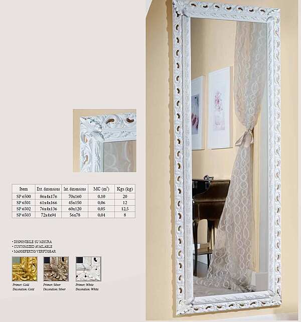 Mirror TONIN CASA SP 6500 factory TONIN CASA from Italy. Foto №1