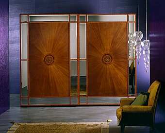 Wooden wardrobe classic style Arte CARPANELLI factory CARPANELLI from Italy