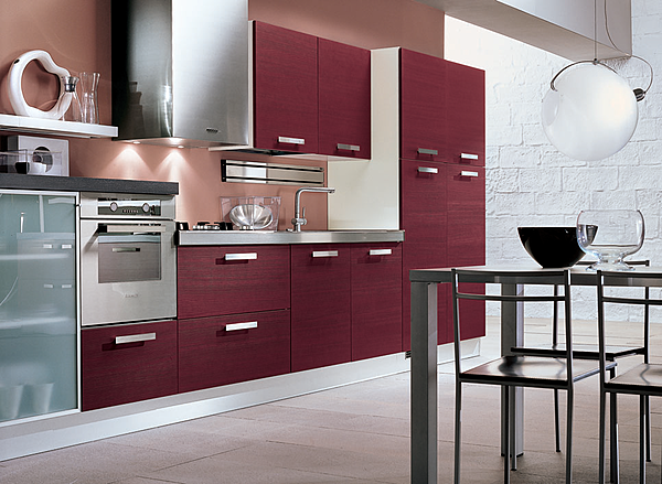 Kitchen HOME CUCINE Frontali finitura Rubino factory HOME CUCINE from Italy. Foto №3