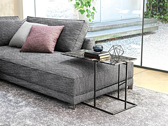 Rectangular marble side table BertO King factory BertO from Italy