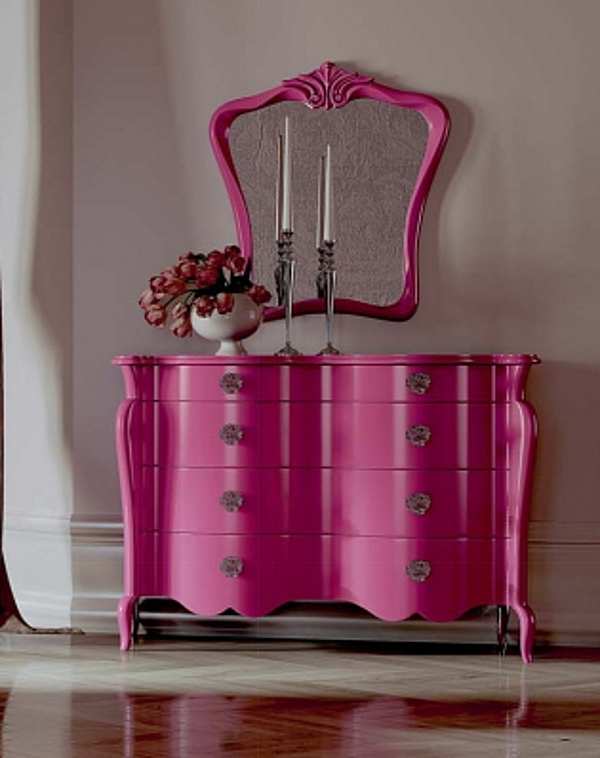 Chest of drawers EURO DESIGN ALAIN - fucsia - cassetti guide blumotion  factory EURO DESIGN from Italy. Foto №1