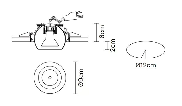 Adjustable Ceiling Spotlight Fabbian Tools Collection F19 F40 factory Fabbian from Italy. Foto №11