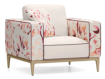Fabric armchair with armrests FORMITALIA Moon H -Armchair-A