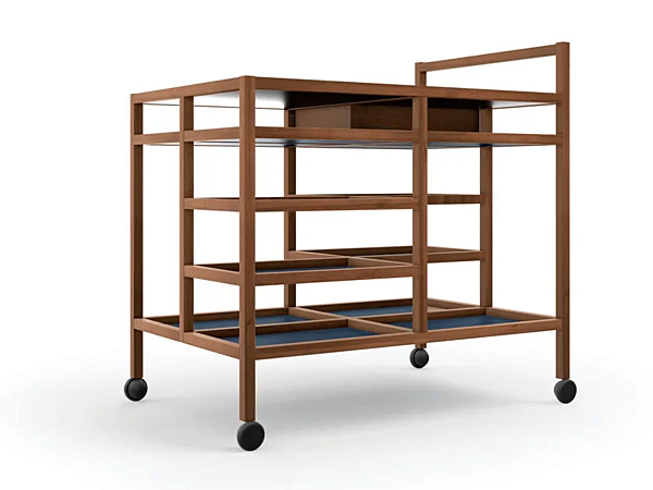 Wooden serving cart CASSINA factory CASSINA from Italy. Foto №2