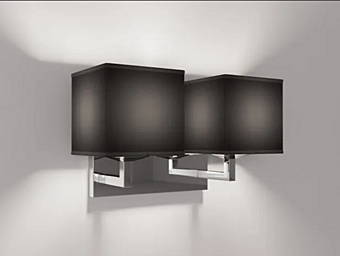 Fabric wall lamp with metal arm Park Avenue Jupiter PKLUXJUPITER