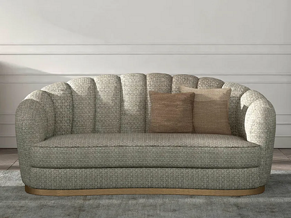 Fabric sofa with upholstered back CASA +39 OLIVER C22501, C22502 factory CASA +39 from Italy. Foto №1