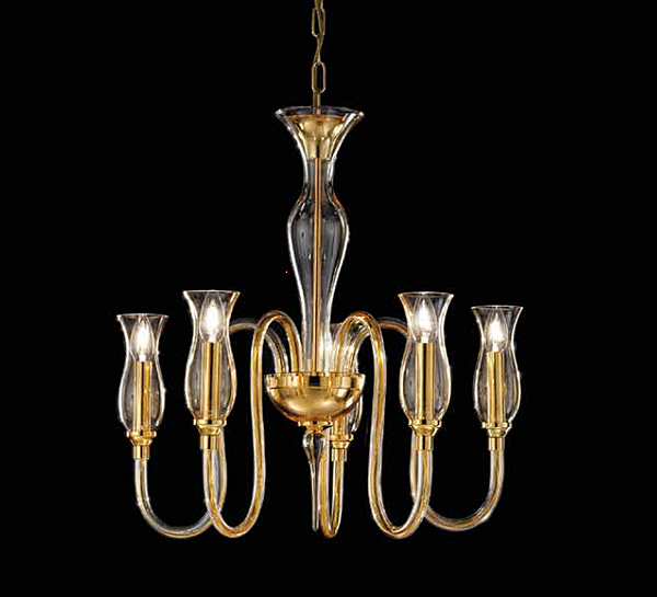 Chandelier SYLCOM 1020/5  factory SYLCOM from Italy. Foto №1