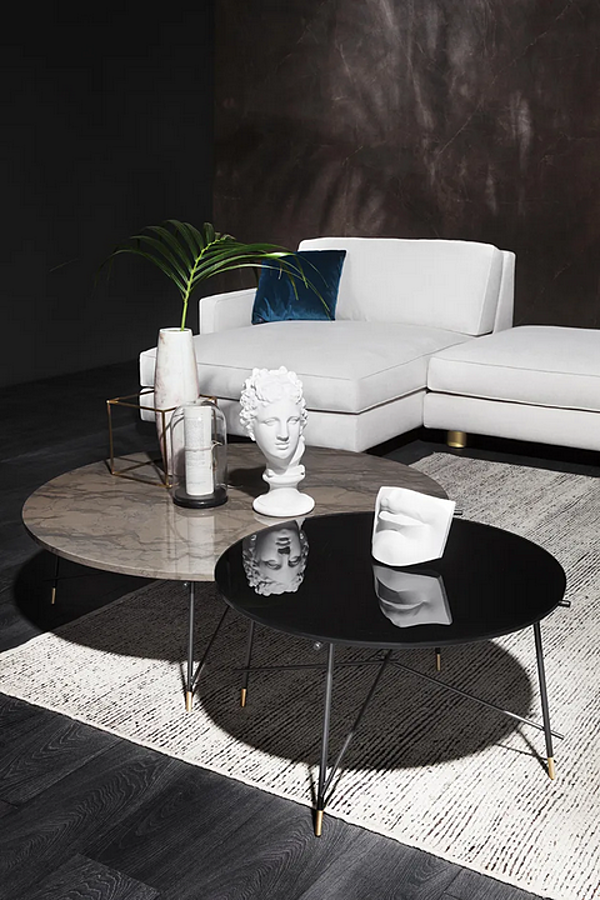 Marble coffee table VIBIEFFE 9425 Cross for living room factory VIBIEFFE from Italy. Foto №5