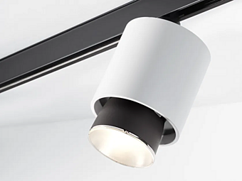 LED Track Light Claque F43 Fabbian factory Fabbian from Italy