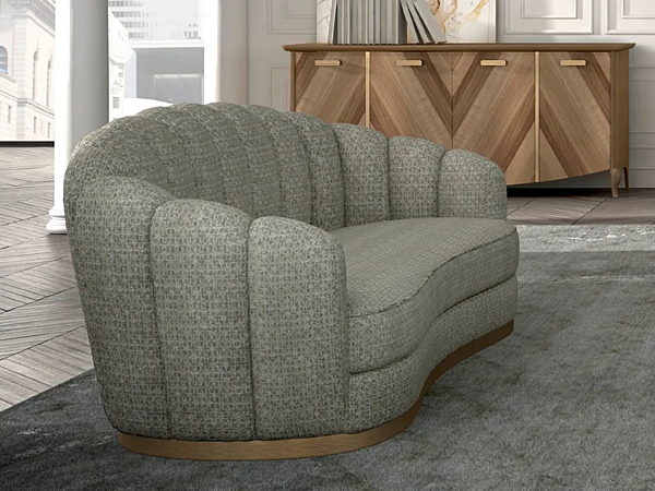 Fabric sofa with upholstered back CASA +39 OLIVER C22501, C22502 factory CASA +39 from Italy. Foto №2