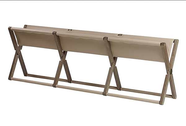 Tanned Leather Day Bed Tugurium Paolo Castelli factory Paolo Castelli from Italy. Foto №2