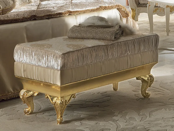 Upholstered wooden bench DIAMANTE CASA +39 2121 factory CASA +39 from Italy. Foto №1