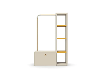 Bookcase coat rack loop system Nidi factory nidi from Italy