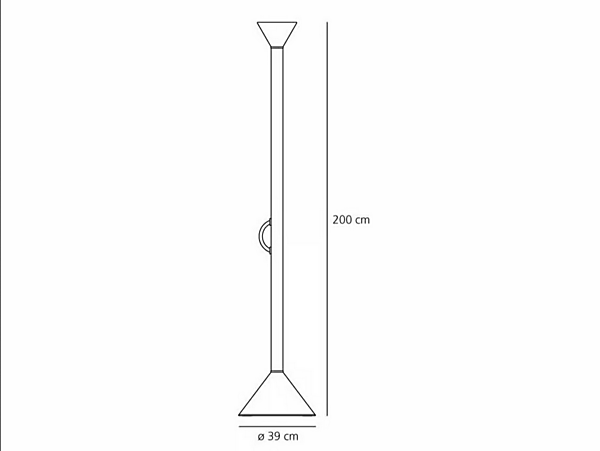 LED floor lamp Callimaco Artemide A0111W00 factory Artemide from Italy. Foto №7