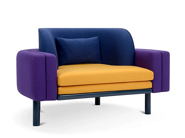 Armchair with armrests in fabric Mercury Adrenalina IMB1054260 factory ADRENALINA from Italy. Foto №2